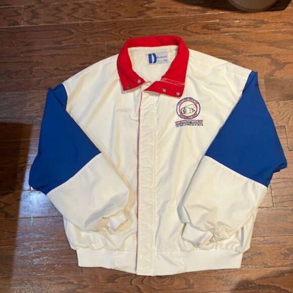 Vintage Men's Rolls Royce Advertising Windbreaker‎ by Dunbrooke 2X Made in USA - Picture 1 of 5